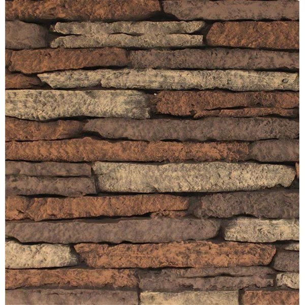 Stacked Limestone Brick Liner for Fireplace, Mobiliario, Mfr#: MO2214937